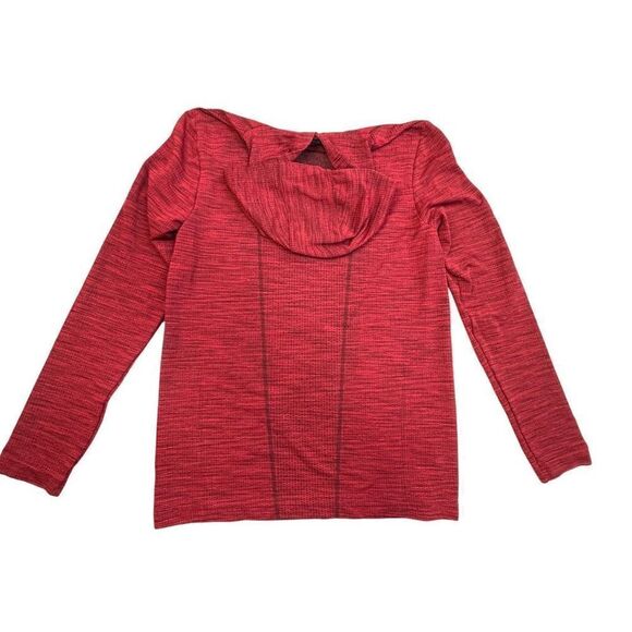 Hooded sweatshirt Under Armour UA THREADBORNE Fitted Dark Red S Heat Gear - Picture 2 of 4